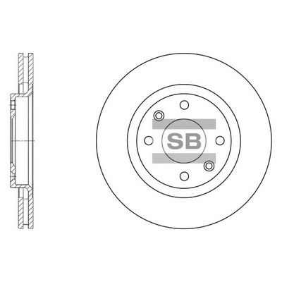 Гальмівний диск, Hi-Q SD5001