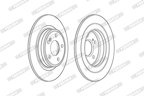 FERODO DDF2486C Brake Disc