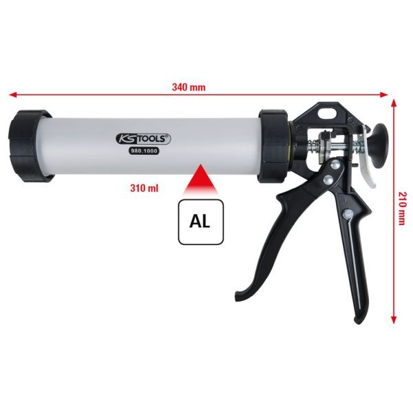 Fogpistol, 310ml, 340mm