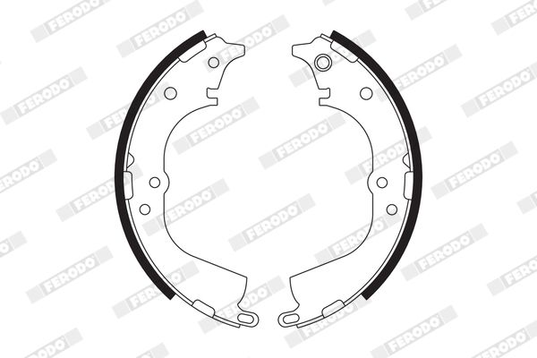 Ferodo FSB563 Brake Shoe Set