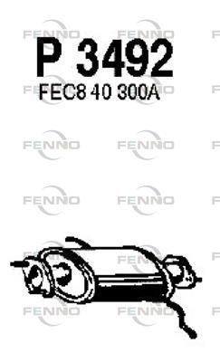 FENNO első hangtompító P3492
