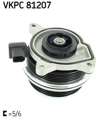 Водяний насос, VW водяна помпа Audi,Golf,Jetta,Touran,Seat 1.4TFSI/FSI 06-, Skf VKPC81207