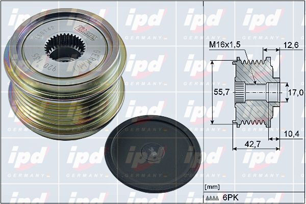 IPD generátor szabadonfutó 15-4098