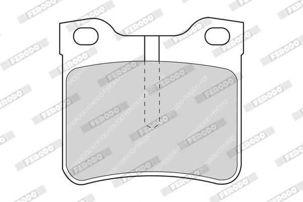 FERODO FVR1044 Brake Pad Set, disc brake