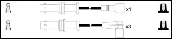 Juego de cables de encendido