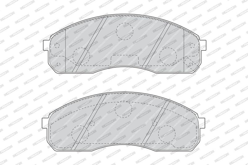 FERODO Plaquettes de frein à disque FDB1595