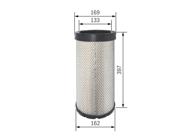 BOSCH F 026 400 601 Secondary Air Filter
