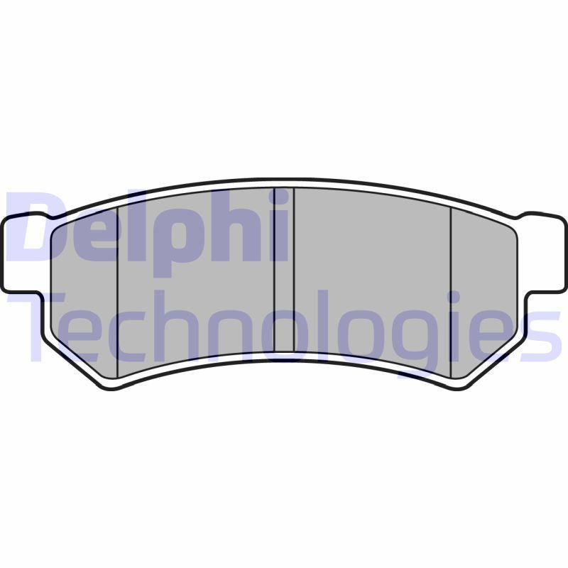 DELPHI LP2502 Колодки тормозные (задние) Chevrolet Lacetti/Nubira 05-/Daewoo Nubira 97-