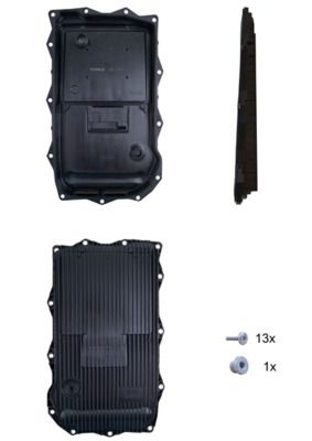 Оливний піддон, автоматична КП, LAND ROVER DEFENDER/RANGE ROVER IV/GRAND CHEROKEE 2.0-5-6 12-, Knecht HX184KIT