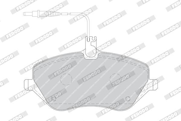 BREMSBELAGSATZ SCHEIBENBREMSE FERODO FDB1726 1