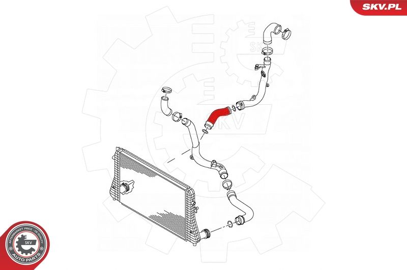Шланг подачі наддувального повітря, Skv Germany 43SKV419