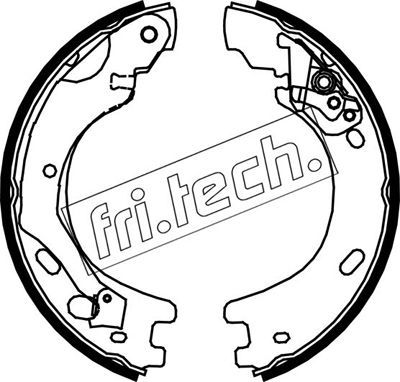 fri.tech. 1092.313 Stabdžių trinkelių komplektas, stovėjimo stabdis