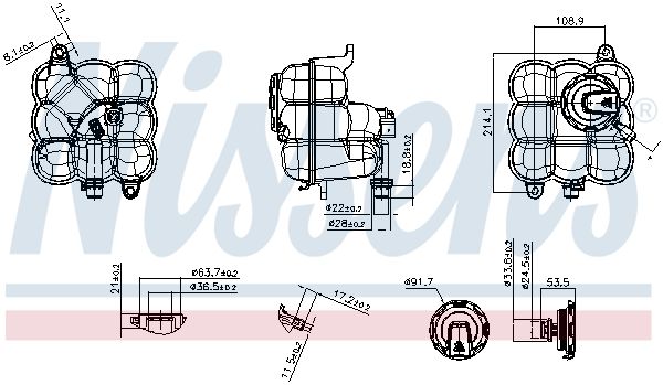 Ekspansionsbeholder, kølemiddel ** FIRST FIT **