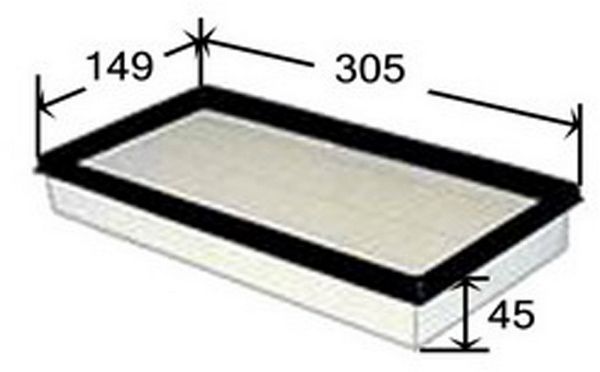 Повітряний фільтр, Js Asakashi A1505