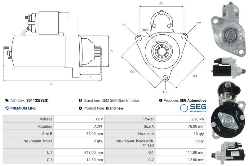AS-PL S01132(SEG) Starter
