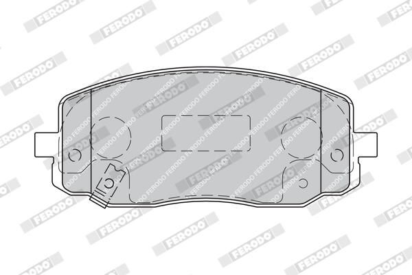FERODO FDB1783 Brake Pad Set, disc brake