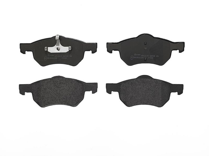 комплект спирачно феродо, дискови спирачки BREMBO