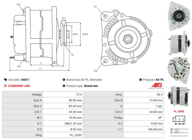 Generaator, AS-PL A4011