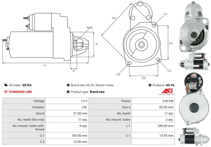 AS-PL S0164 Starter