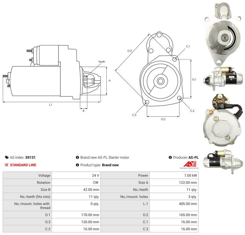 AS-PL S9131 Starter