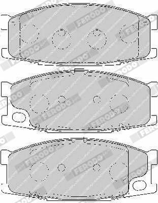 FERODO Plaquettes de frein à disque FVR1701