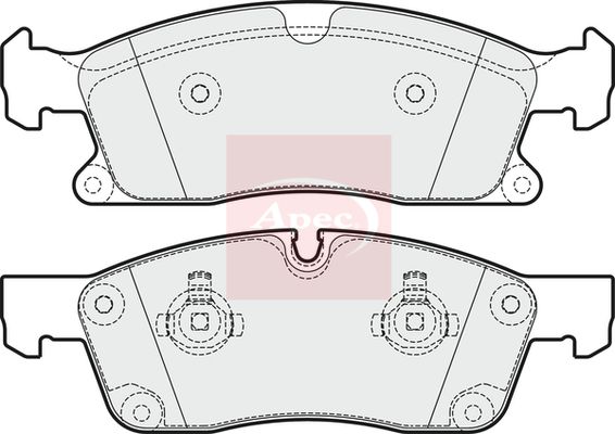 APEC Brake Pad Set, disc brake PAD1924