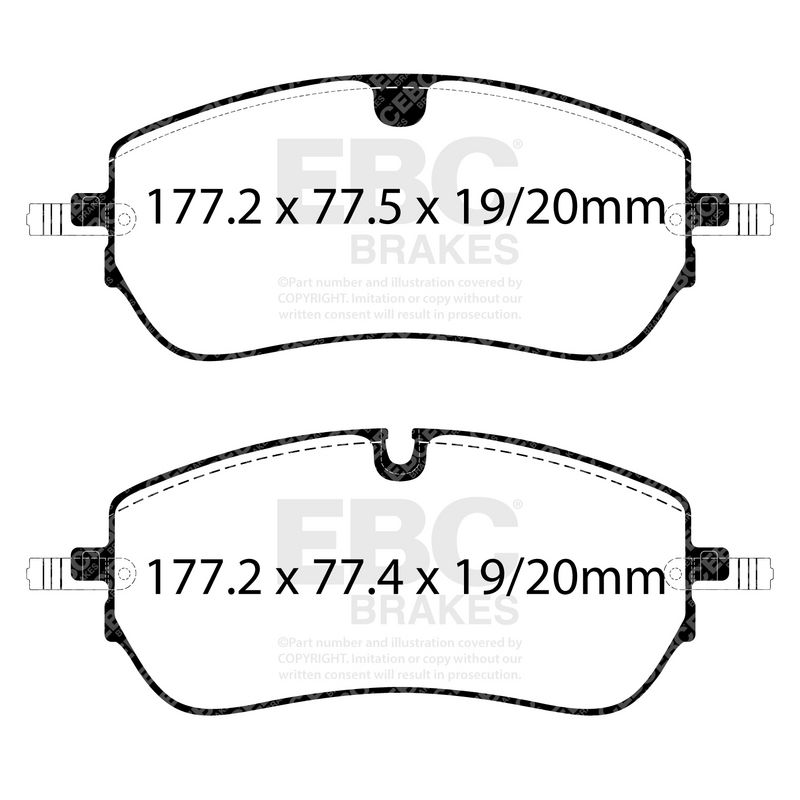 EBC Brakes Remblokkenset, schijfrem DP42475R