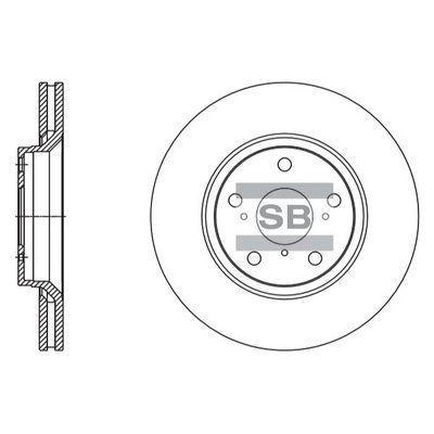 Гальмівний диск, Hi-Q SD4605