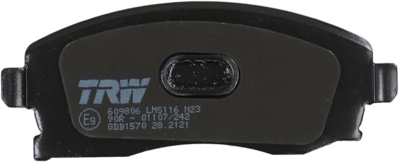 TRW GDB1570 Brake Pad Set, disc brake