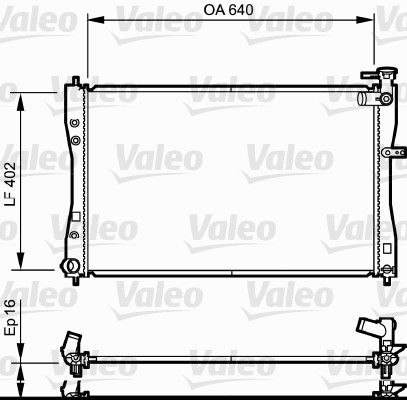 VALEO Radiateur 735057