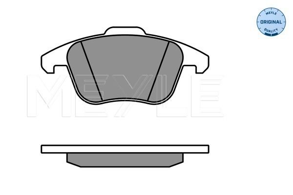 MEYLE 025 247 0520/W Brake Pad Set, disc brake