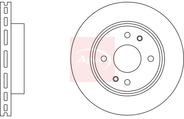 APEC Brake Disc DSK2972