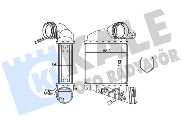 Охолоджувач наддувального повітря, Kale Oto Radyatör 344770