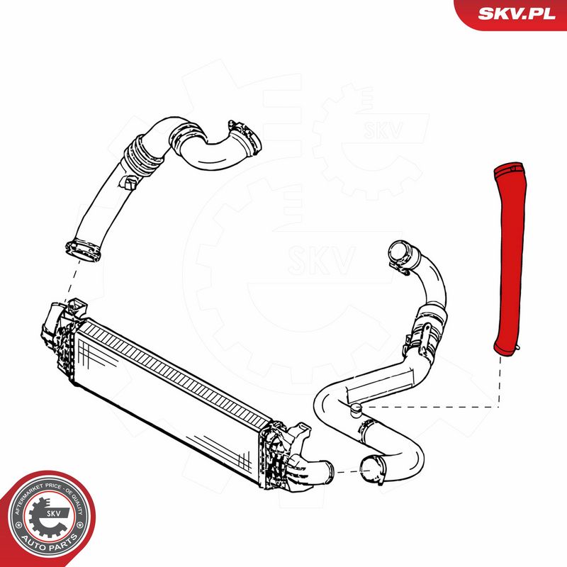 ESEN SKV 24SKV771 Charge Air Hose