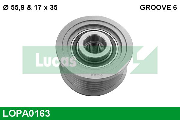 LUCAS generátor szabadonfutó LOPA0163