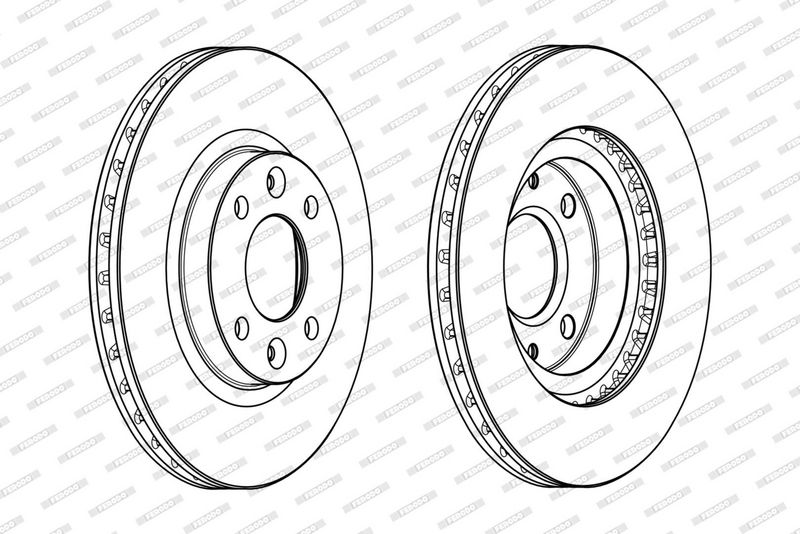 FERODO Disque de frein DDF2327C