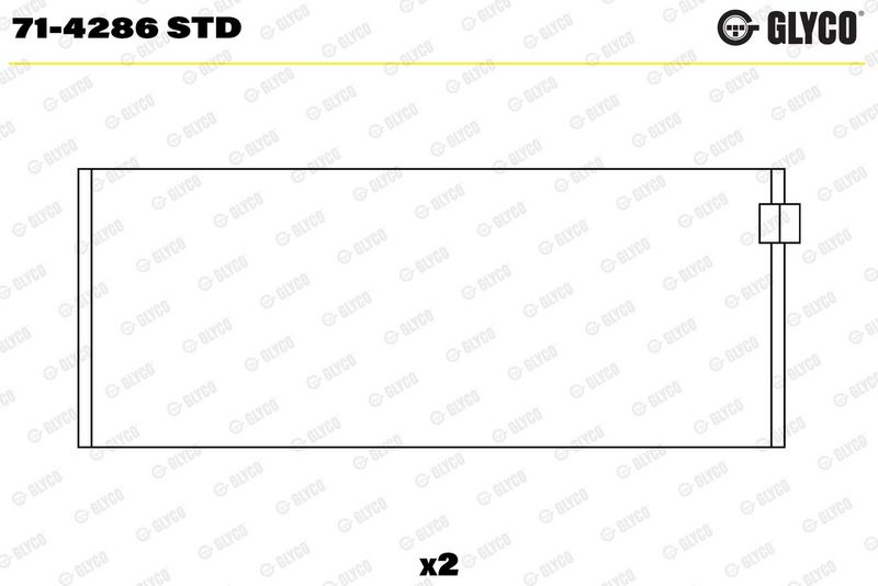 Coussinet+bielle GLYCO 71-4286 STD