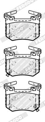 FERODO FDB5150 Brake Pad Set, disc brake