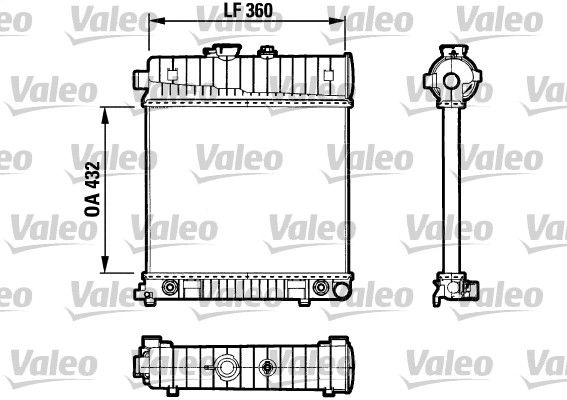 VALEO Radiateur 731804