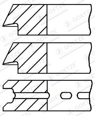 Jeu+segments+pistons GOETZE ENGINE 08-742600-00