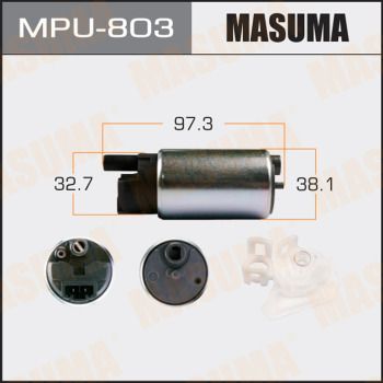 Бензонасос електричний (+сітка) Honda/ Mazda/ Mitsubishi/ Subaru (MPU-803) MASUMA