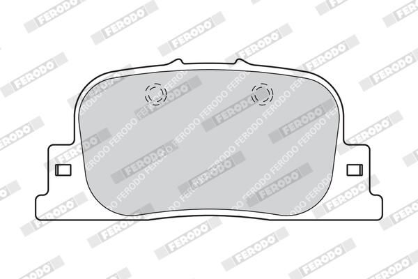 FERODO FDB1686 Brake Pad Set, disc brake