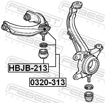 FEBEST 0320-313 Ball Joint