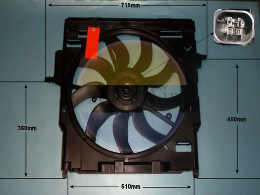 Auto Air Gloucester 05-1863 Electric Motor, radiator fan