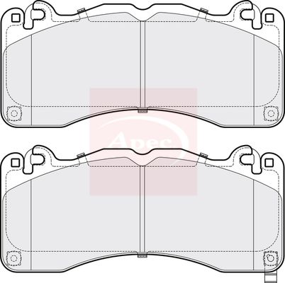 APEC Brake Pad Set, disc brake PAD2221