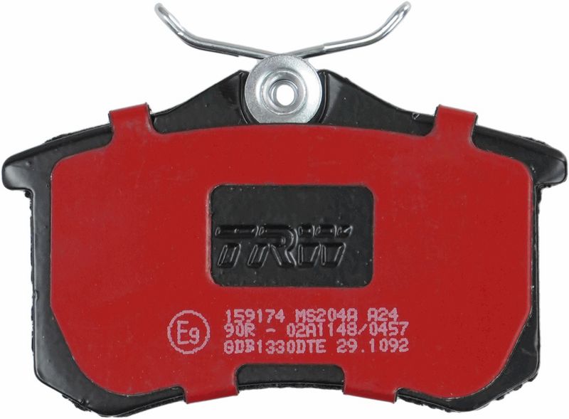 TRW GDB1330DTE Brake Pad Set, disc brake