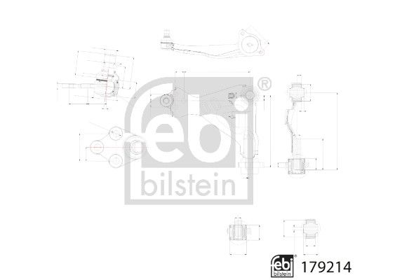 FEBI BILSTEIN 179214 Control/Trailing Arm, wheel suspension