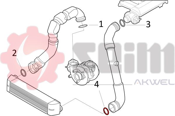 SEIM 981713 Charge Air Hose