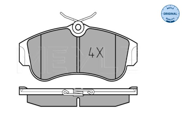 MEYLE 025 215 4617 Brake Pad Set, disc brake