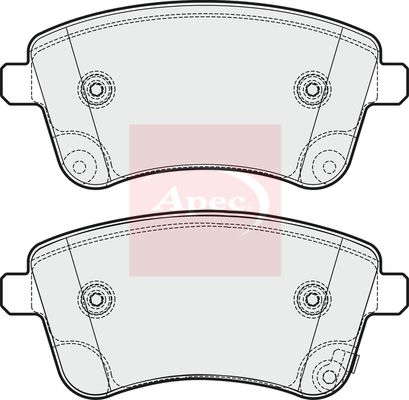 APEC Brake Pad Set, disc brake PAD1787